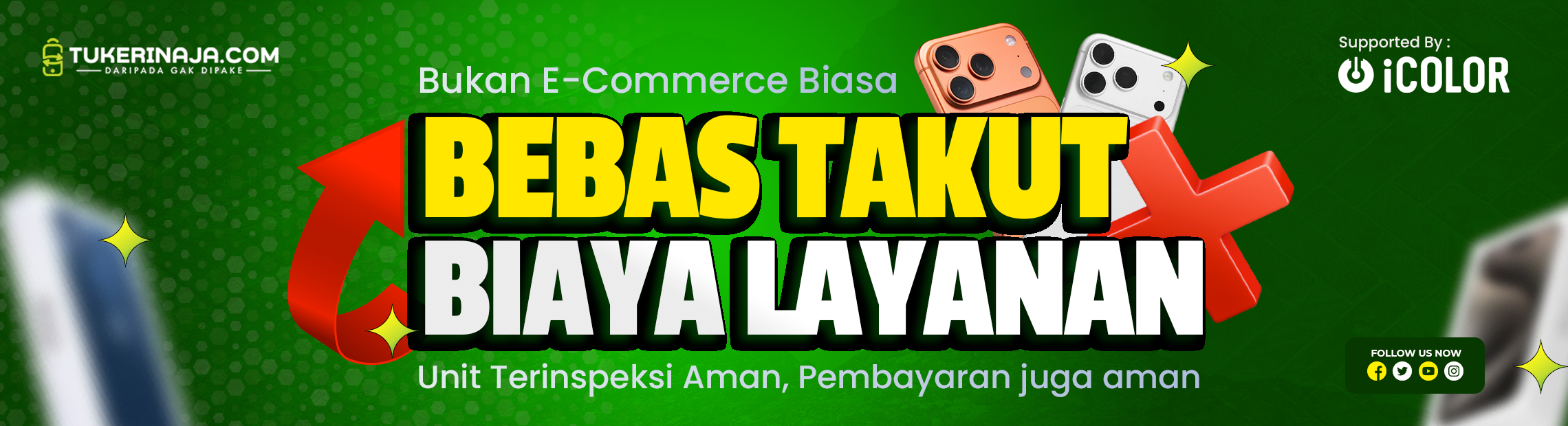 TukerinAja - Bukan E-Commerce Biasa, Bebas Takut Biaya Layanan